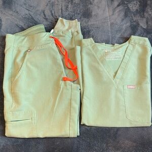 Figs Scrub set in Jade
